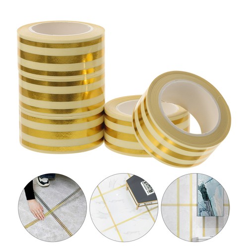 Golden pvc floor tiles - floor, gap
